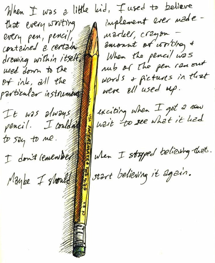 Pencil talk